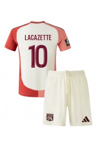 Fotbalové Dres Olympique Lyonnais Alexandre Lacazette #10 Dětské Třetí Oblečení 2024-25 Krátký Rukáv (+ trenýrky)